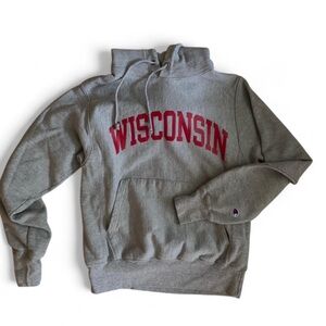 Champion Gray Wisconsin Men's Sweatshirt